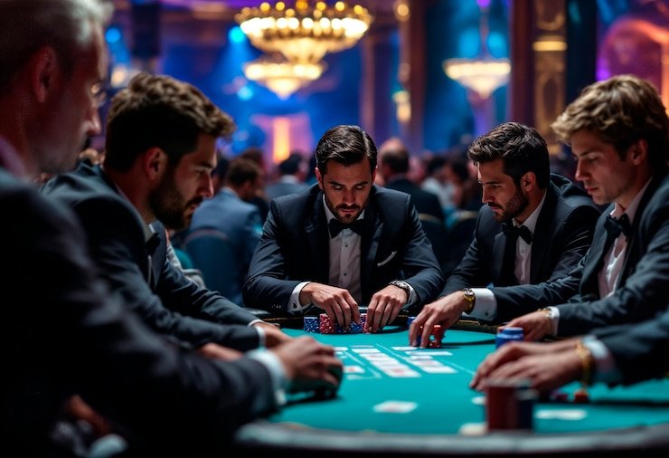 Ilustrasi pengguna menikmati permainan sportsbook mobile di royal888 di berbagai kota Indonesia